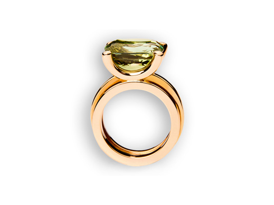 Turmalin-Ring aus Roségold in Hamburg kaufen, bei Juwelier Wilm, Ballindamm