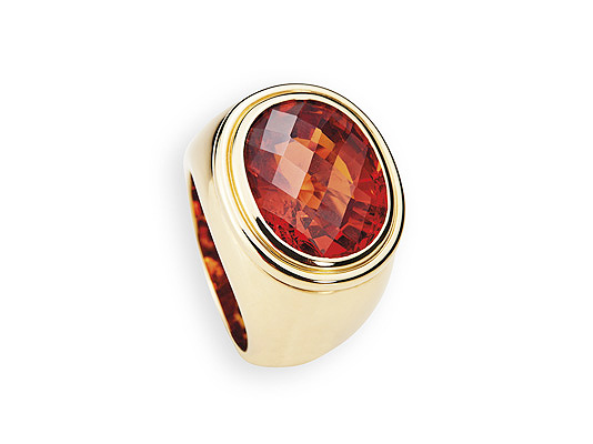 Roségold-Ring mit Mandaringranat in Hamburg kaufen, bei Juwelier Wilm, Ballindamm
