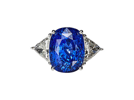 Ring Ceylon-Saphir 22,14ct, Diamanten & Diamanten vom Hamburger Juwelier Wilm kaufen